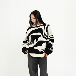 Cursed Path Knit Sweater
