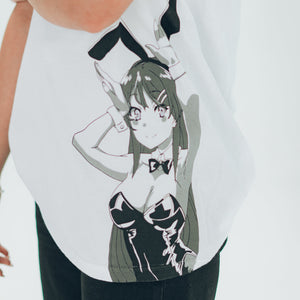 Bunny Girl Senpai White Tee