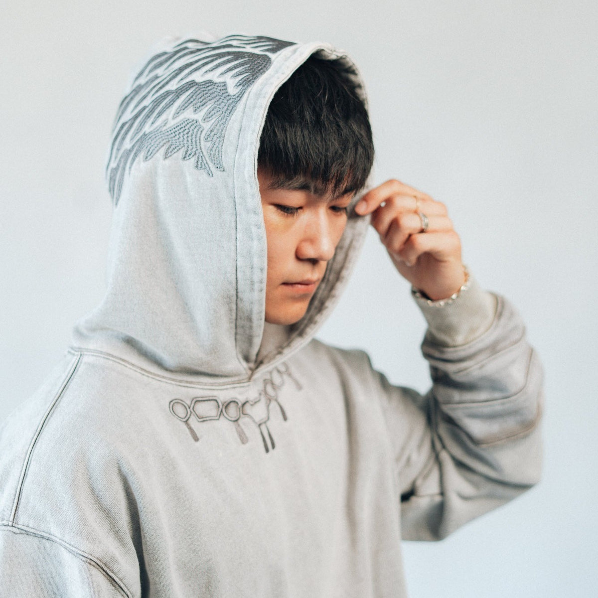 Ten Shadows Grey Hoodie