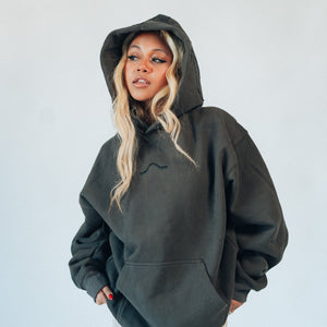 3 Dark Grey Hoodie