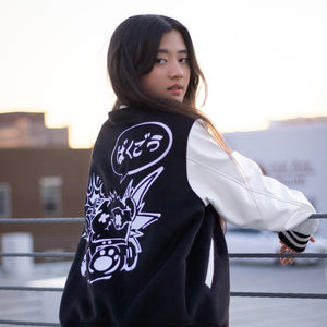 Baku Bear Varsity Jacket