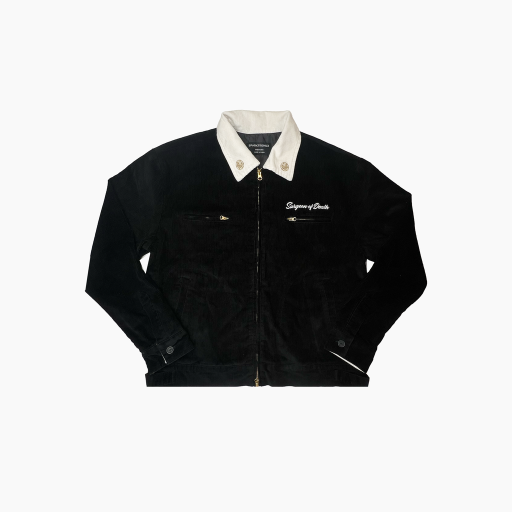 Washed Corduroy Zip-Up Jacket