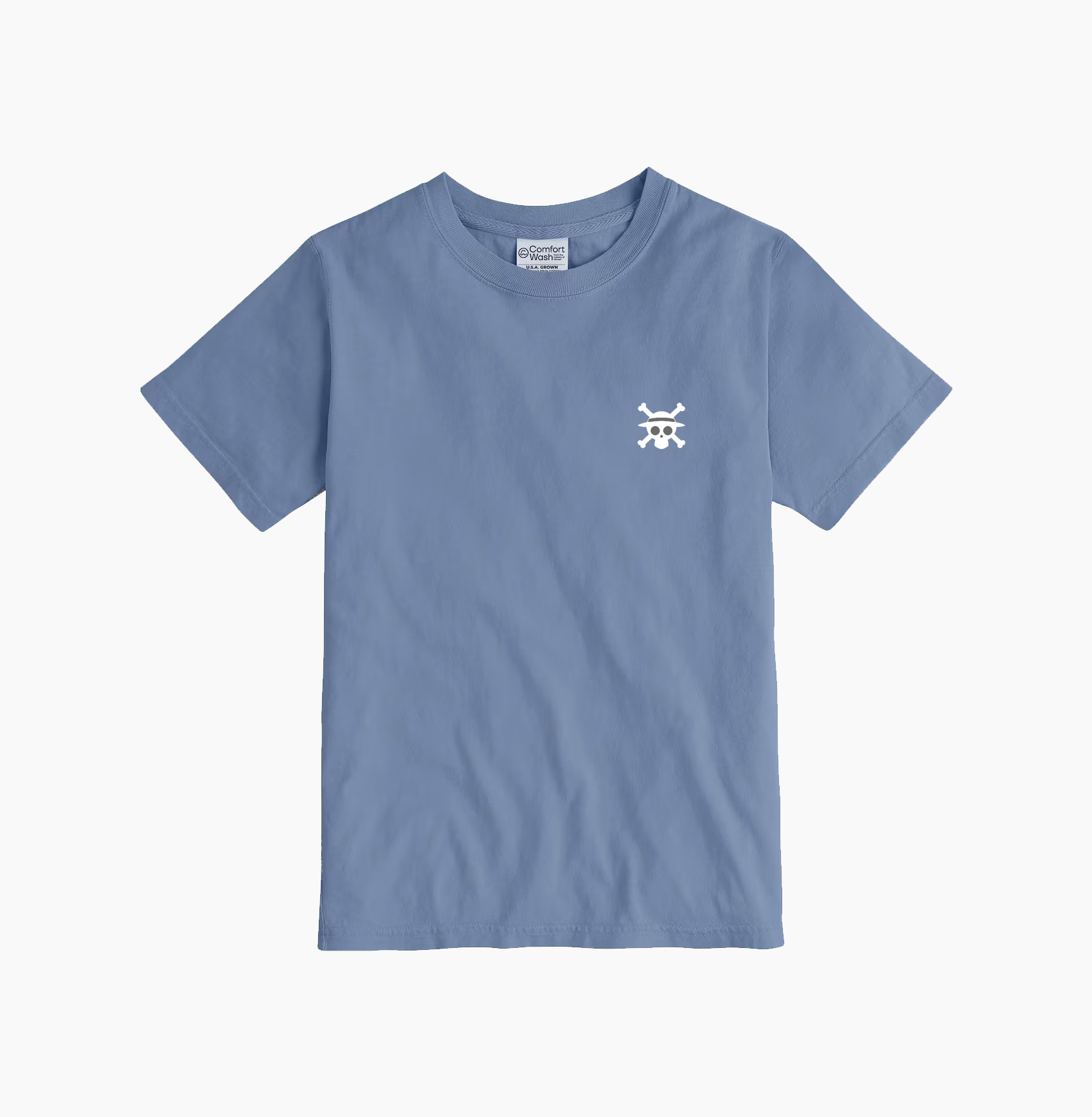 Straw Hat Washed Blue 2.0 Tee