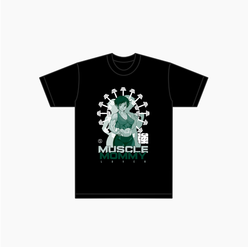 Muscle Mommy Black Tee