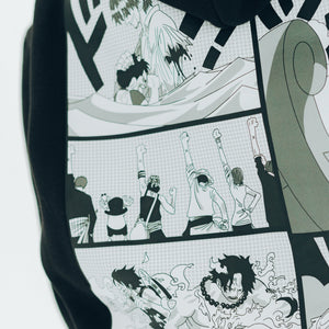 Straw Hat Black Hoodie