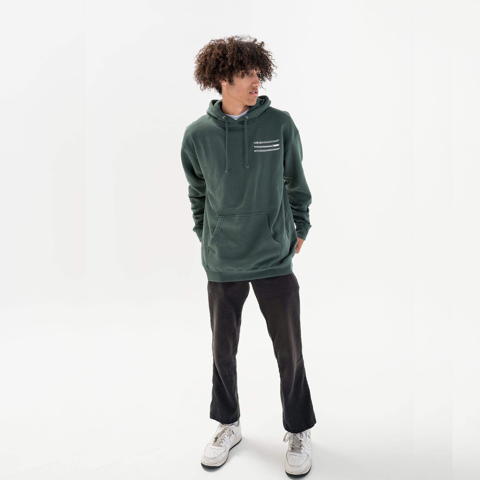 Pirate Hunter Green Hoodie